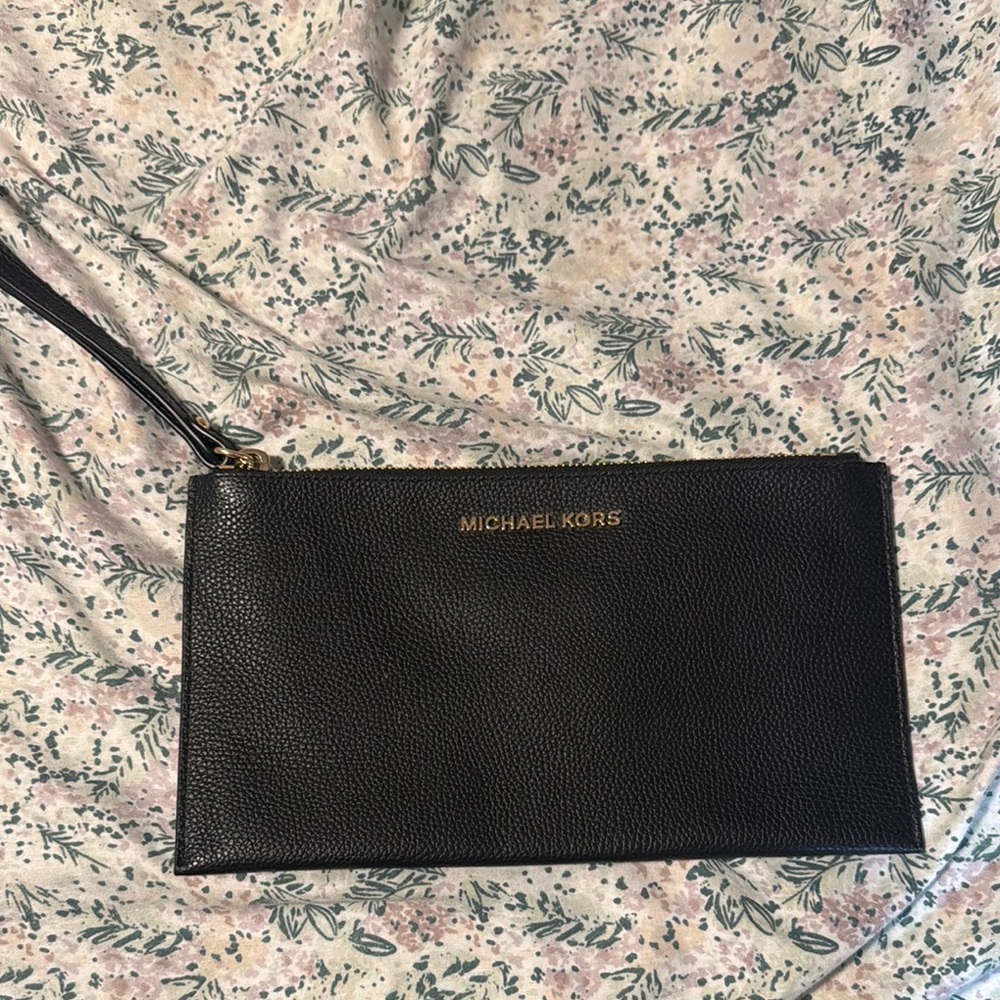 Michael Kors Black Clutch Bag